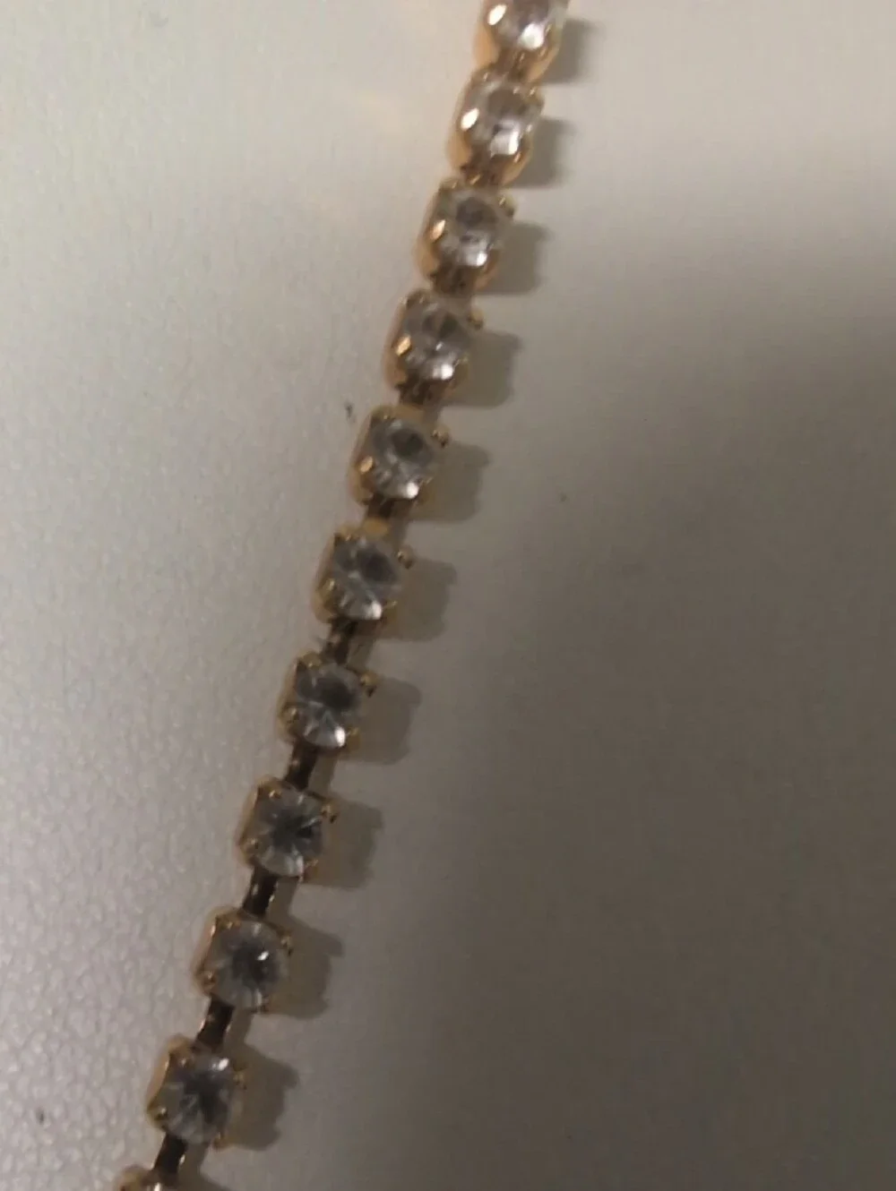 VTG Trifari Crystal Teardrop Pendant Necklace - Elegance